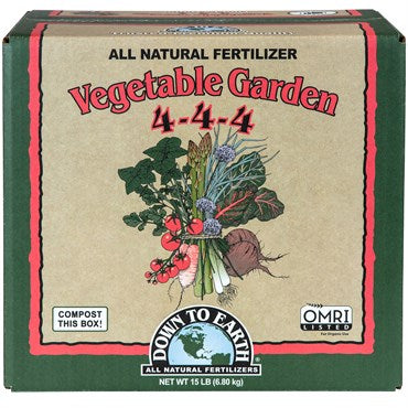 Down To Earth Vegetable Garden