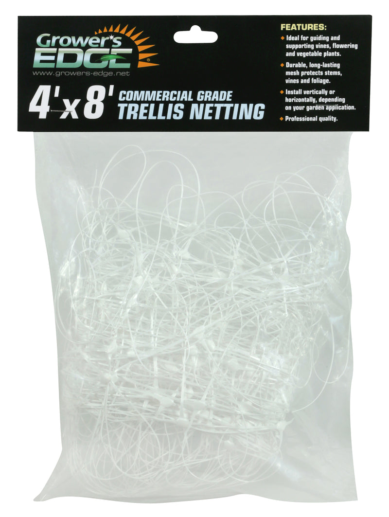 Trellis White Plastic G-Edge