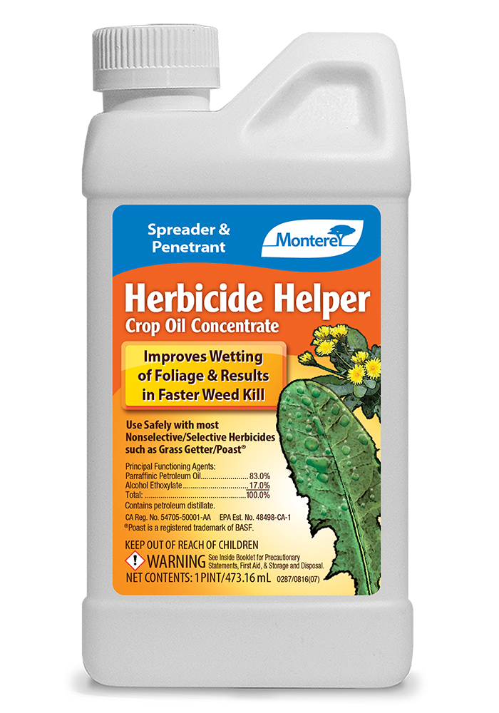 wetting agent herbicide Monterey Herbicide Helper Surfactant