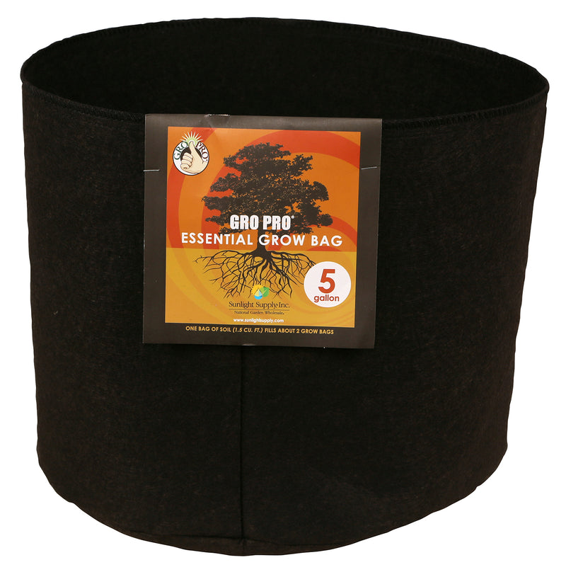 Essential Fabric Pot Black