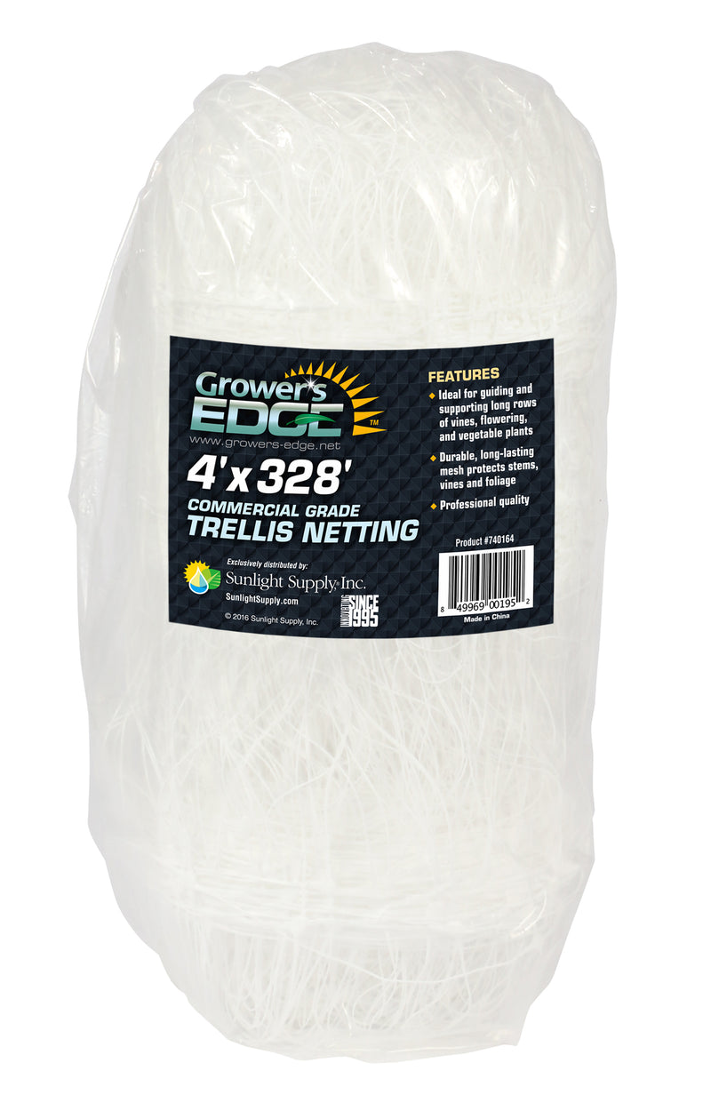 Trellis White Plastic G-Edge