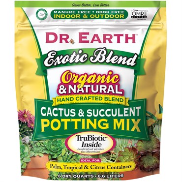 Organic & Natural Exotic Blend Cactus & Succulent Potting Mix