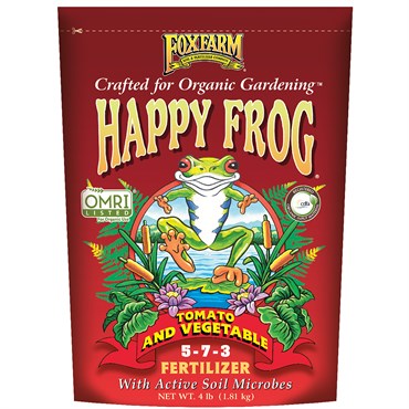 Tomato & Vegetable Fertilizer FoxFarm Happy Frog