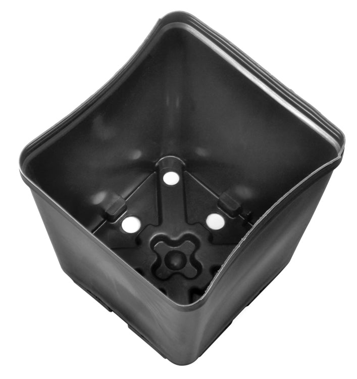 Square Plastic Thin Pot by Gro Pro