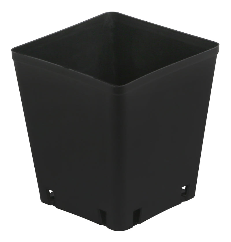 Square Plastic Smooth Pot by Gro Pro