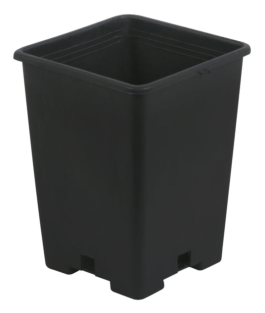 Square Plastic Smooth Pot by Gro Pro