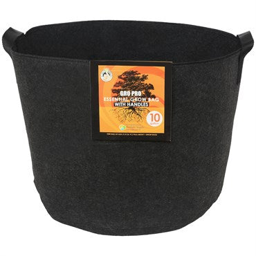 Essential Fabric Pot Black w/ Handles