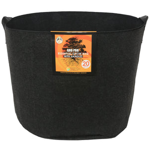 Essential Fabric Pot Black w/ Handles