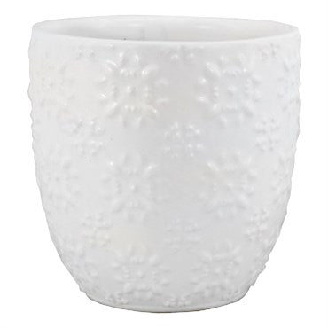 Michael Carr Designs Floral Round Planter