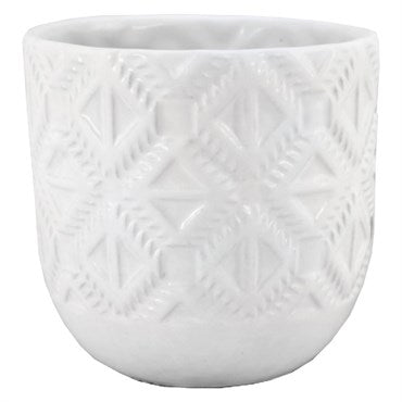 Michael Carr Designs Aztec Round Planters