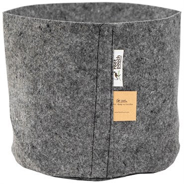 Root Pouch #20 w/ Handle Grey Natural Blend 20galFabric Pot - Image 4