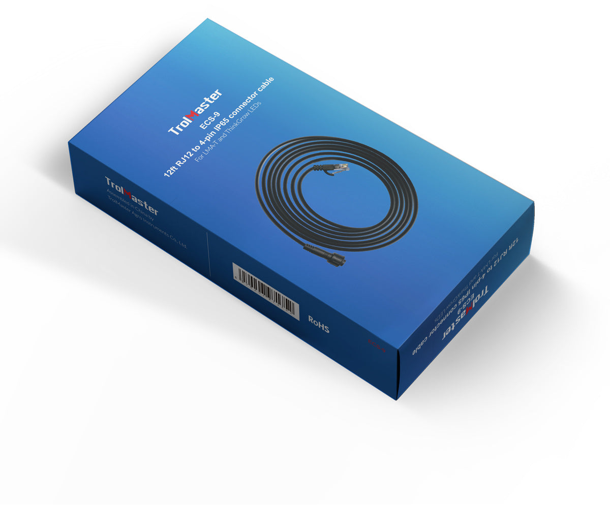 Hydro-X 12 ft RJ12 to 4-pin Cable (ECS-9)