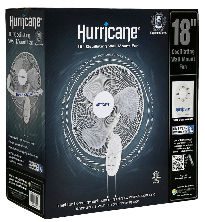 Hurricane Supreme Wall Fans