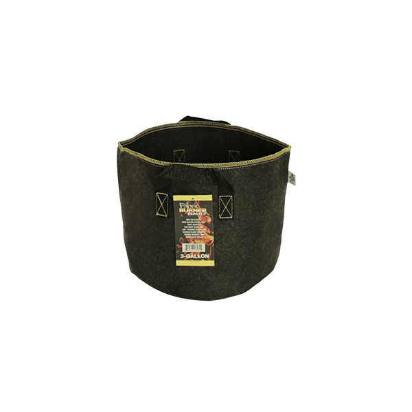 Burner Pot Black w/Handle