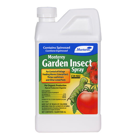 chilli spray for garden pests Monterey Garden Insect Spray w/ Spinosad Conc. – Hydro45